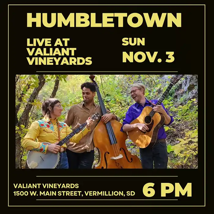 Flyer for the band, Humbletown